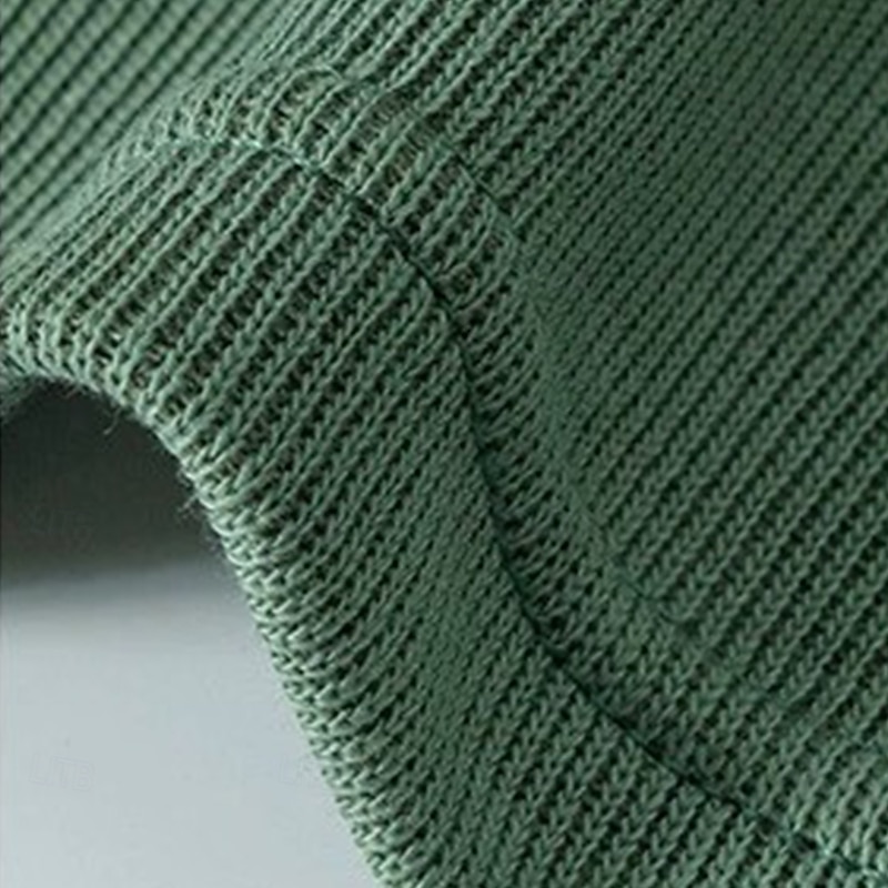 Men's T Shirt Long Sleeve Solid Neutral Daily Casual Button Up Henley School Home Work All Seasons Deep Green Dark Grey Black Henley T-Shirt3