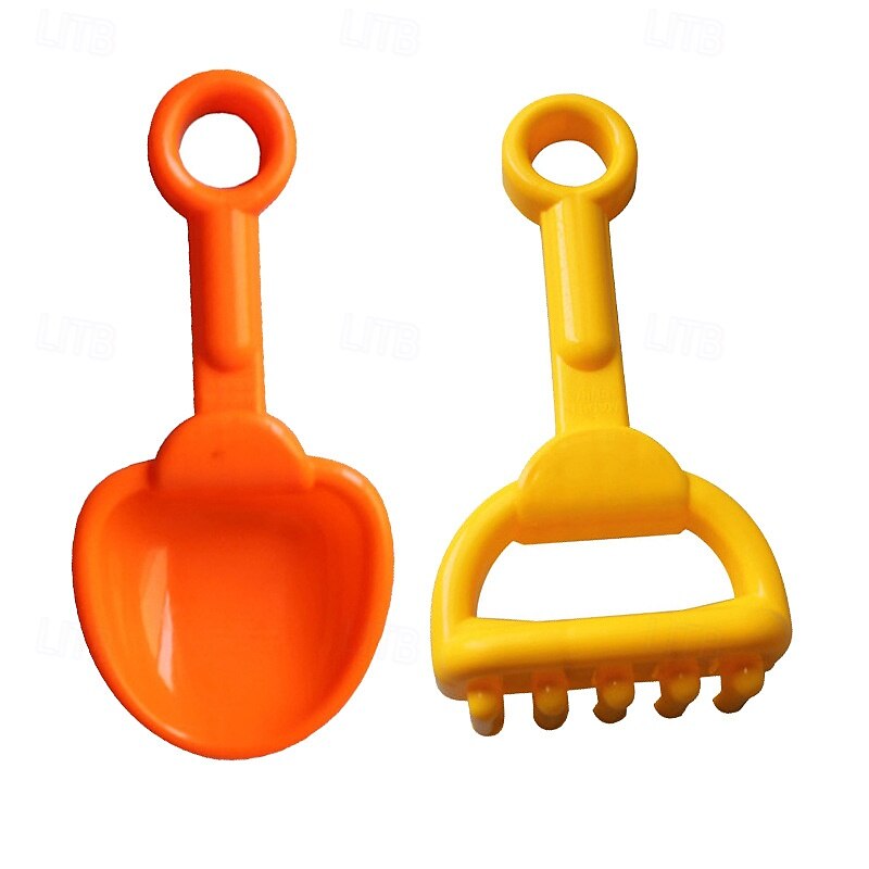 Beach Sand Shovels for Kids - 4 Packs Shovels Colorful Scoops Travel Sand Toys for Toddlers Kids Outdoor Digging Play Heavy Duty Plastic Garden Planting Shovels Spades Sets Sandbox Toys3