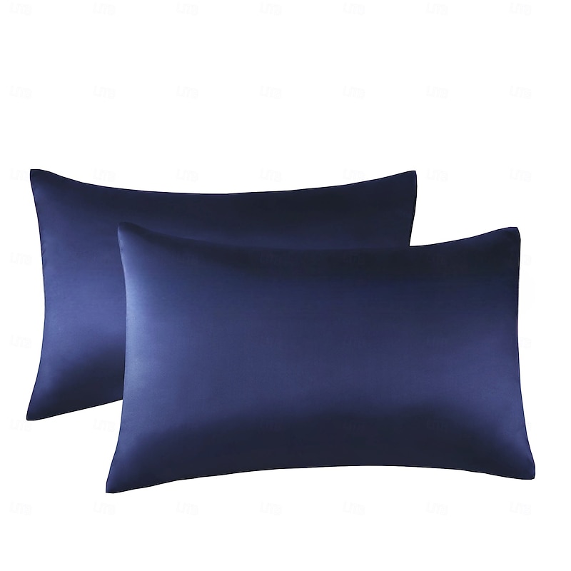 Matte Satin Pillowcase Double-sided Satin Pillowcase Washed Imitation Silk Pillowcase4