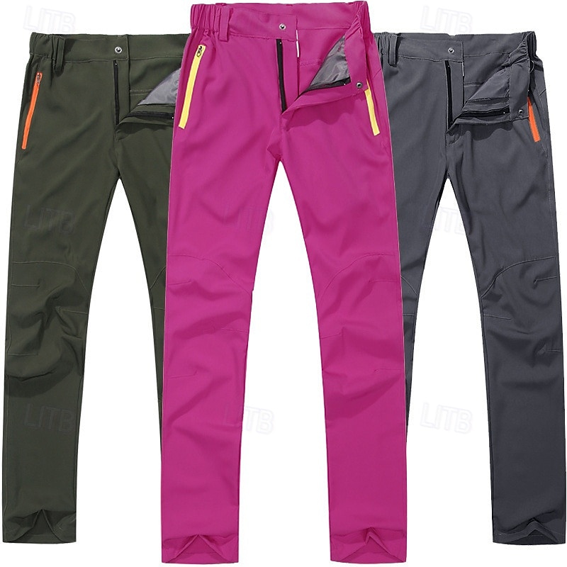 Women's Cargo Pants Hiking Pants Trousers Tactical Pants Military Outdoor Regular Fit Waterproof Quick Dry Breathable Pants / Trousers Dark Grey Black Hunting Climbing Camping / Hiking / Caving S M L