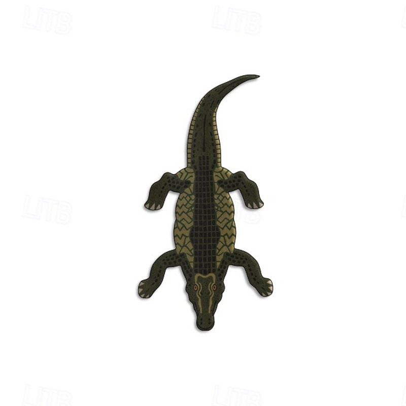 Animal Crocodile Irregular Doormat Kitchen Mat Floor Mat Non-Slip Area Rug Oil Proof Rug Indoor Outdoor Mat Bedroom Decor Bathroom Mat Entrance Rug4