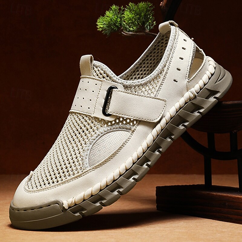 Men's Sandals - Breathable Mesh Design, Casual Style for Daily Commutes and Light Outdoor Adventures