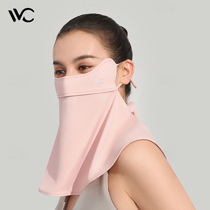Sunscreen Mask Female Summer Eye Protection Anti-ultraviolet Mask Cycling Sunshade Neck Protection Integrated Facekini Face Mask3