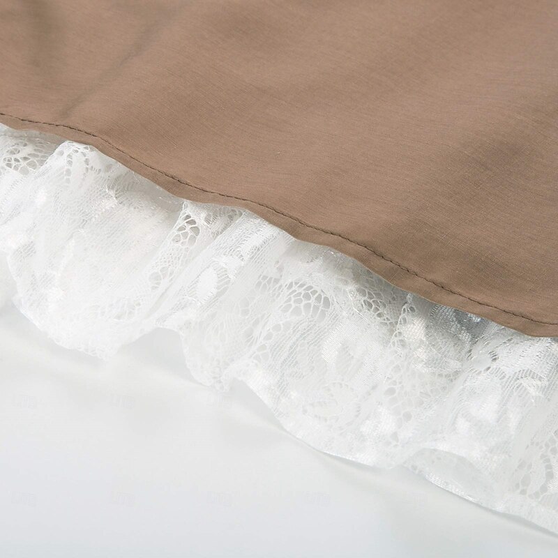 Medieval Renaissance Skirt Maxi Skirt Pirate Solid Color Fancy Dress Women's Fantasy Halloween Carnival Masquerade Performance Ren Faire Adults' Skirt All Seasons3