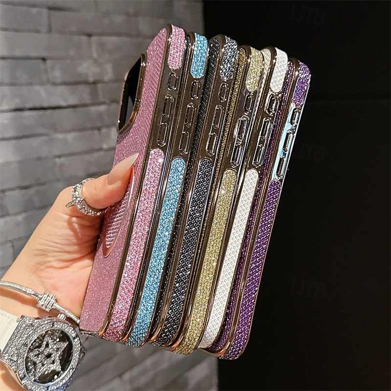 Phone Case For iPhone 16 15 14 Pro Max Plus 13 12 Pro Max Back Cover Magnetic Adsorption Magnetic Support Wireless Charging Shockproof Color Gradient Geometric Pattern PC PU Leather3