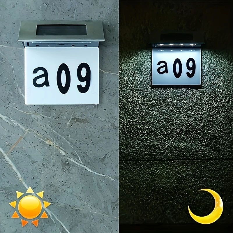 1PC Solar 4LED Address Lights Wall Lights Suitable for Home Garden Street Courtyard and House A Warm Gift for Friends4