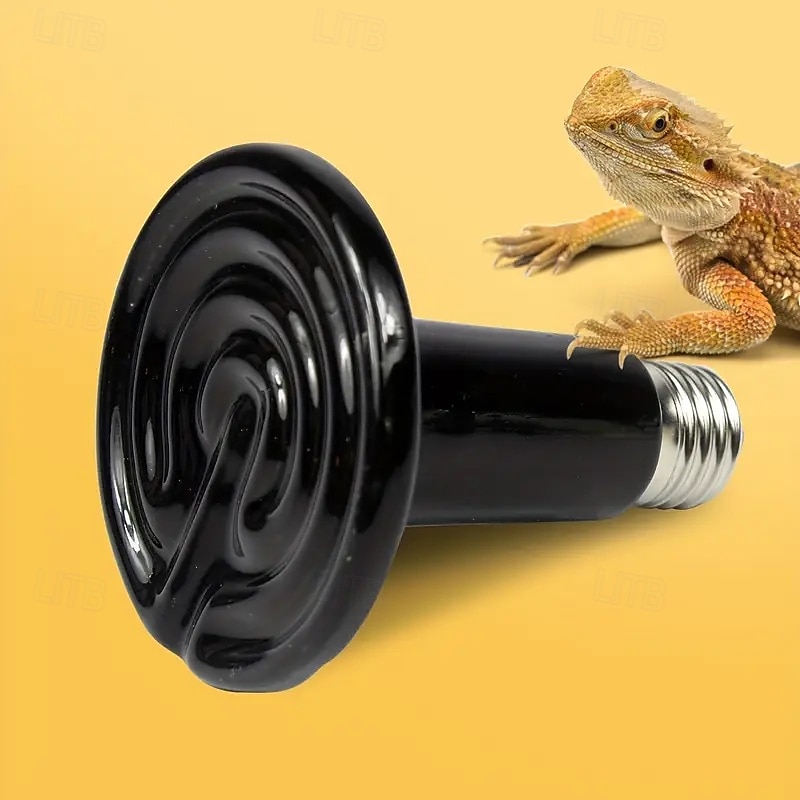 1-Piece Set of 110V Ceramic Heating Lamps Used for Heating Heat Preservation Crawling Turtle Breeding Non-luminous Eye Protection Heating Lamps4