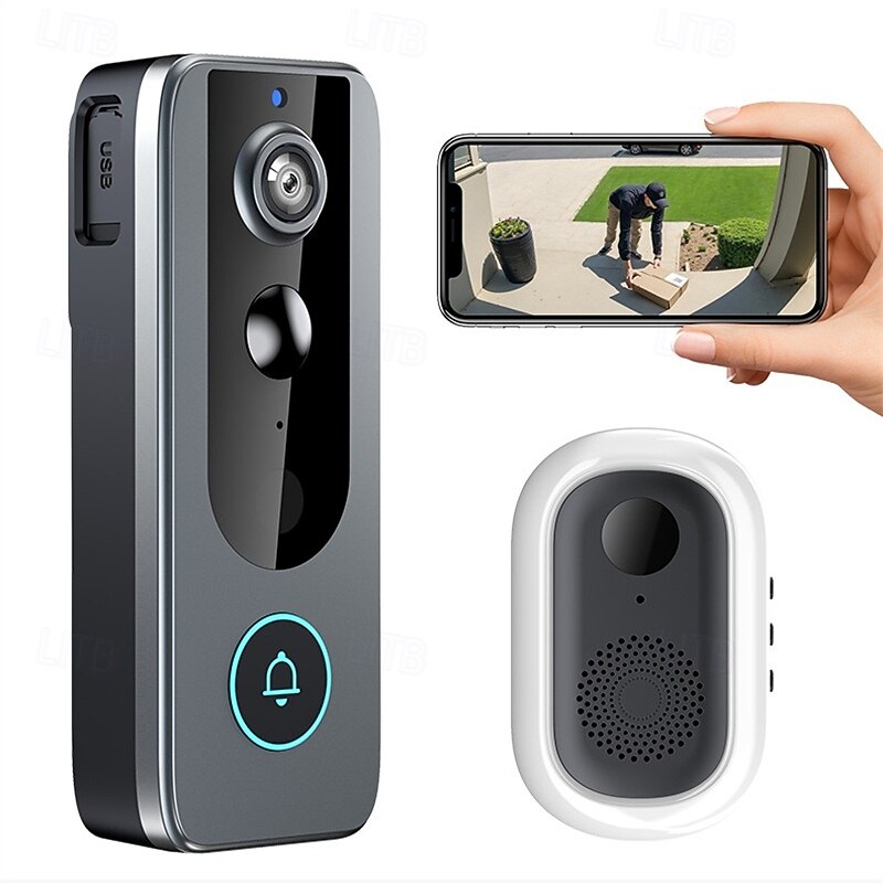 M20 Wireless Video Doorphone 1080P HD One to One Intercom Dingdong Doorbell with APP Control 2.4GHz No Screen3