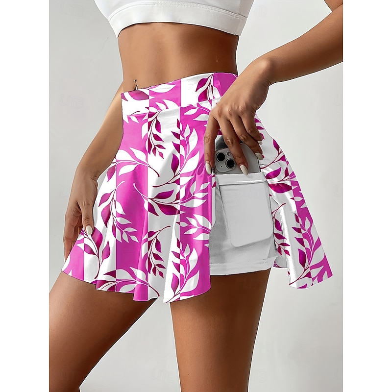 Women's Short Skirt culottes Slim Fashion Casual Mini High Waist Skirts Graphic Floral Stretchy Daily Amethyst Blue Green Khaki Summer Knit Polyester4