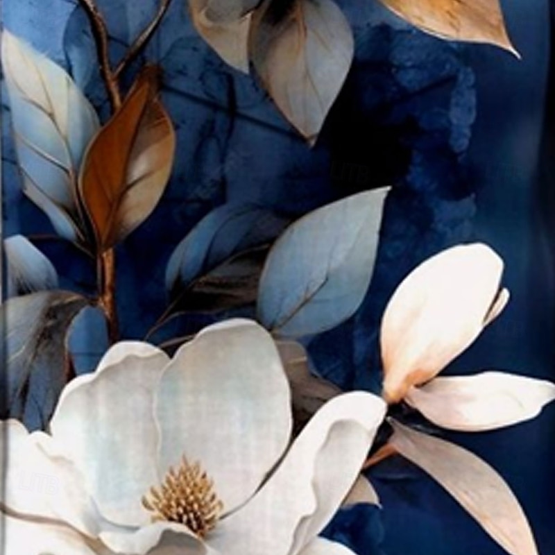 Men's Floral Print Flowers Shirt Casual Shirt Button Up Shirt Short Sleeve Vintage Retro Vacation Holiday Streetwear Summer Spring Turndown 3D Print Collared Shirts Front One Pocket White2