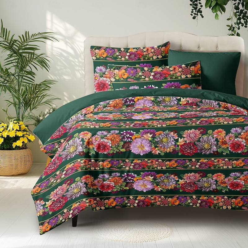 Mexican Pattern Duvet Cover Set 100% Cotton Soft and Breathable Bedding Featuring Cinco de Mayo Lightweight and Durable Quilt Cover Comfortable for All Seasons Easy to Care - Main Image
