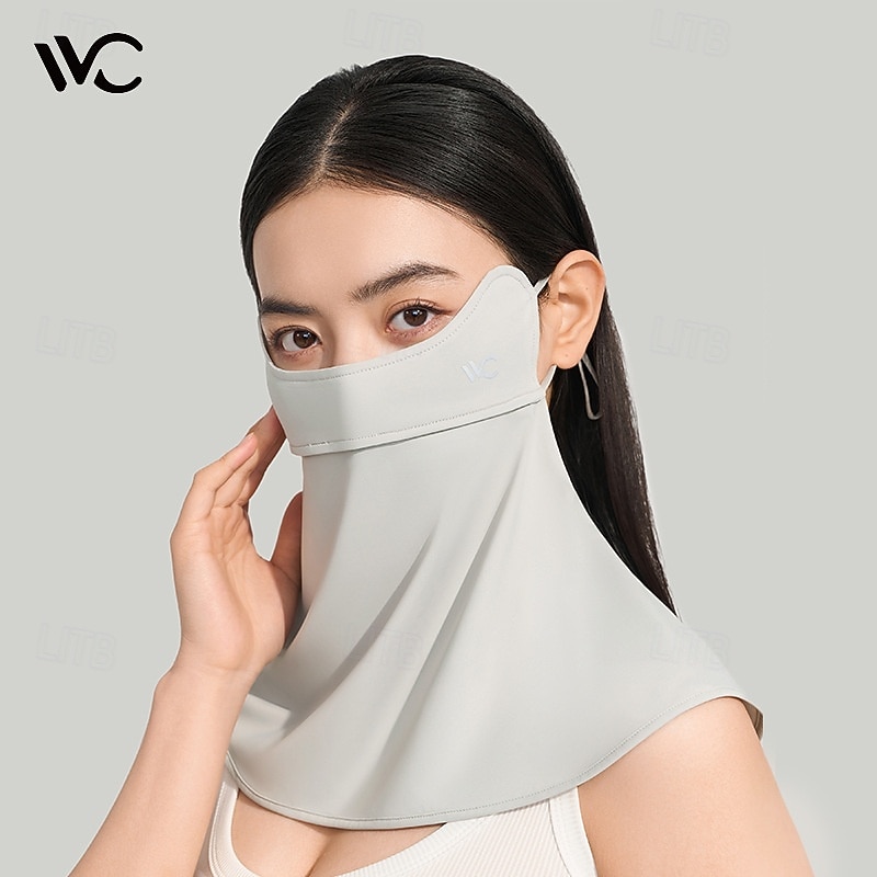 Sunscreen Mask Female Summer Eye Protection Anti-ultraviolet Mask Cycling Sunshade Neck Protection Integrated Facekini Face Mask4