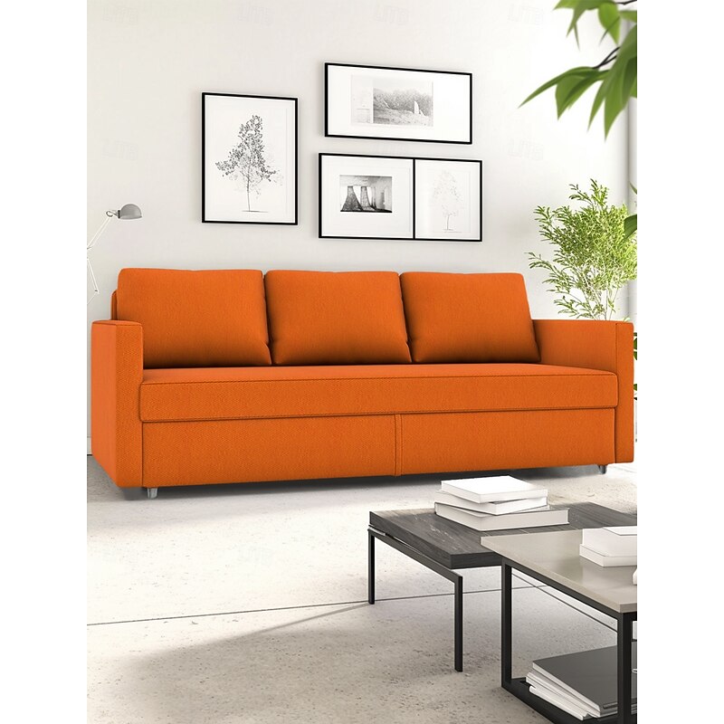 100% cotton Sofa Bed Sofa Cover Futon Cover Solid Color Quilted Slipcovers FRIHETcover LITB PRIME cover2