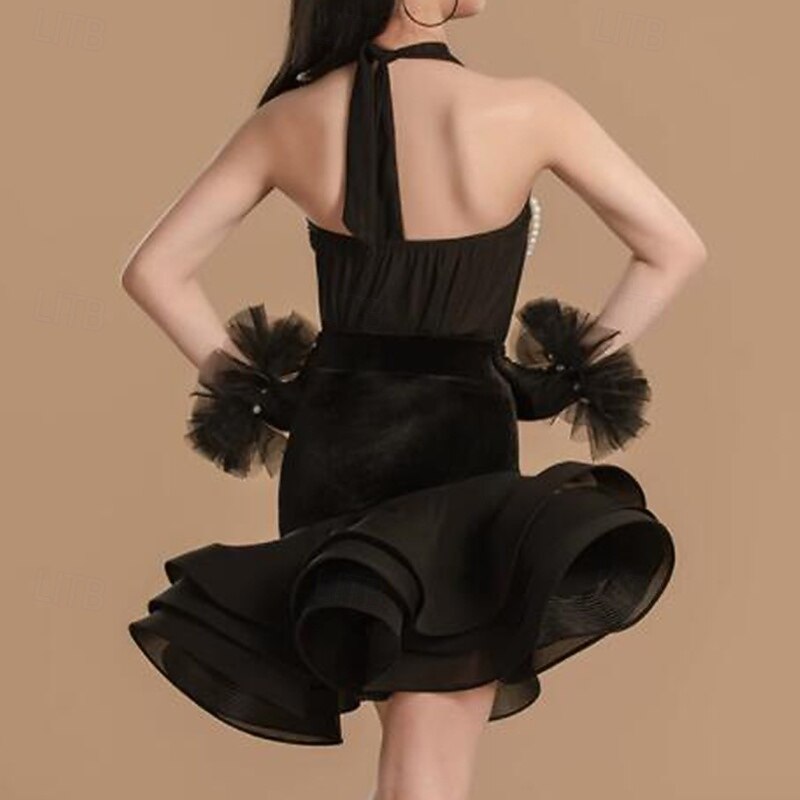 Kids' Dancewear Skirts Pearls Girls' Performance Daily Wear Sleeveless High Mesh Organza2