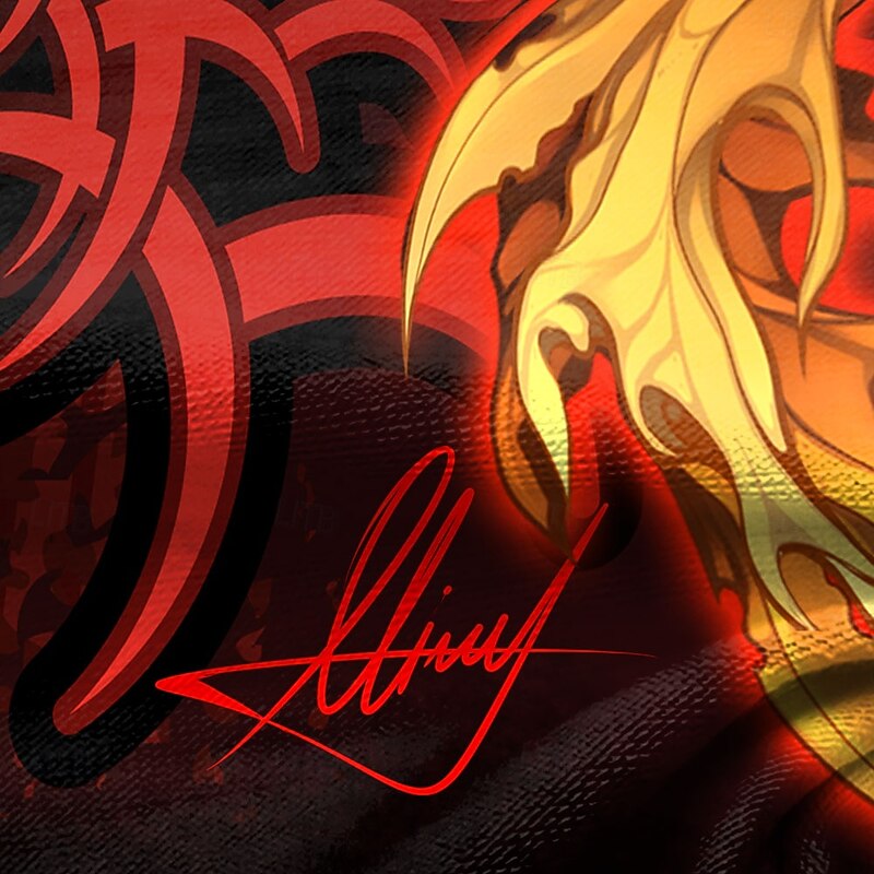 Dragonsword FLAMEBLADE Ruth Thompson-Nina Nylander Men's 3D Dragon T Shirt Short Sleeve T shirt 3D Print Crew Neck Round Neck Shirt Exaggerated Designer Party Street Casual Red Summer Spring2