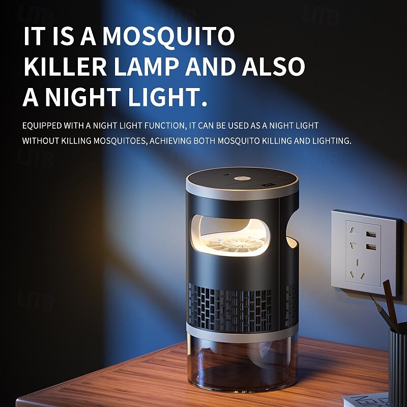 USB Mosquito Repellent Lamp, Portable Outdoor Plug-In Device, Night Light Function, Convenient Mosquito Control2