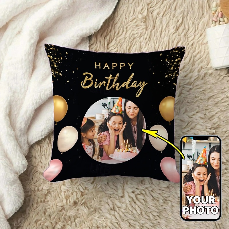 Custom Pillow Cover Add your Image Best Birthday Gifts Personalized Gift Photo Design Picture Fashion Casual Pillowcase Cushion Cover 1pc Custom Made