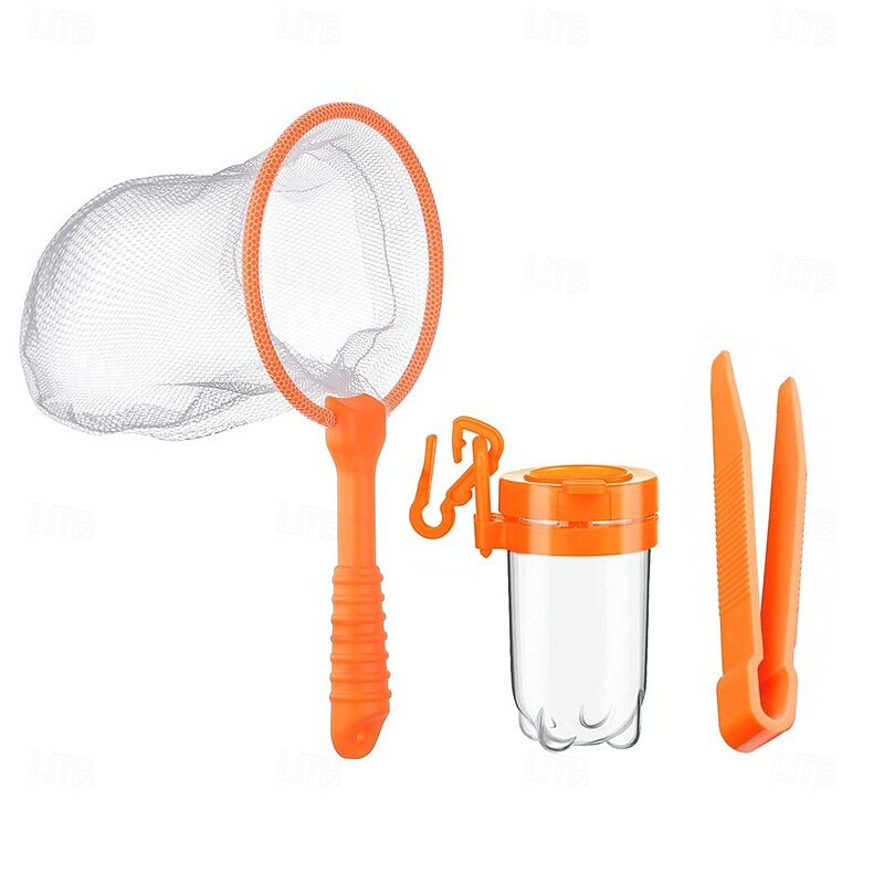 Children's Science Experiment Outdoor Exploration Tool Insect Trap Observation Bottle Tweezers Combination Children's Insect Trap Set4