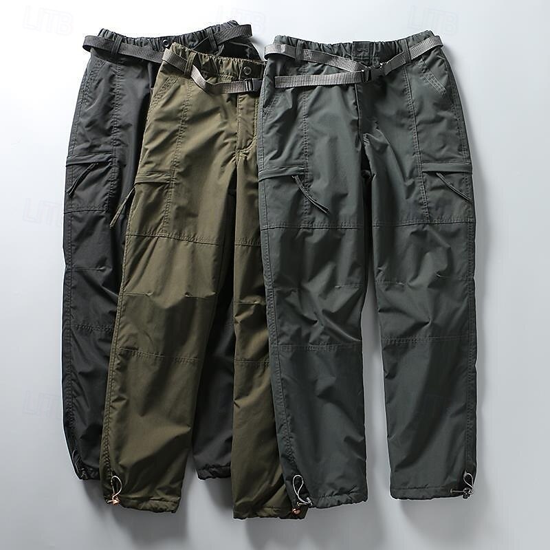 Men's Cargo Pants Hiking Pants Trousers Tactical Pants Military Outdoor Regular Fit Waterproof Pants / Trousers Black Army Green Hunting Climbing Camping / Hiking / Caving S M L XL XXL