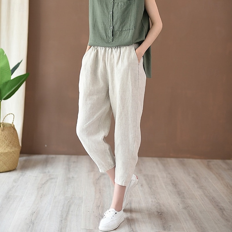 Retro Vintage Medieval Renaissance Pants Tapered Pants Fancy Dress Women's Vacation Casual Daily Adults' Pants Spring & Summer4