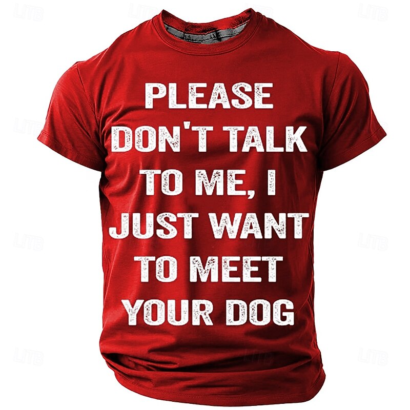 Men's Offensive Sarcasm T Shirt Short Sleeve T shirt 3D Print Crew Neck Shirt Fashion Daily Casual Street Casual Daily Black Red Blue Summer Spring Clothing Apparel S M L XL XXL XXXL2