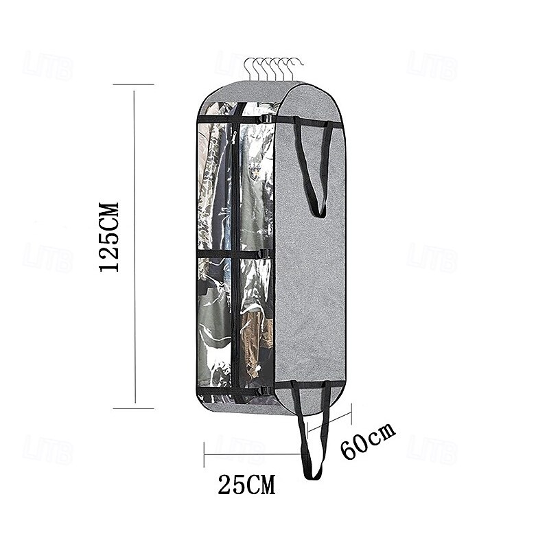Hanging Garment Bags for Closet Storage, Moving Bags for Clothes 50" Suit Travel Cover for Men, Women, Coat, Jacket, Shirt, Clothing2