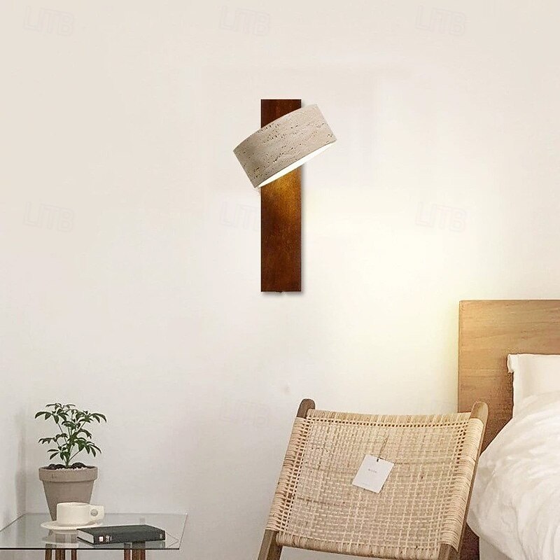 Indoor Vintage Country Indoor Wall Lights Living Room Bedroom Stone Wall Light 110-120V 220-240V 5 W3