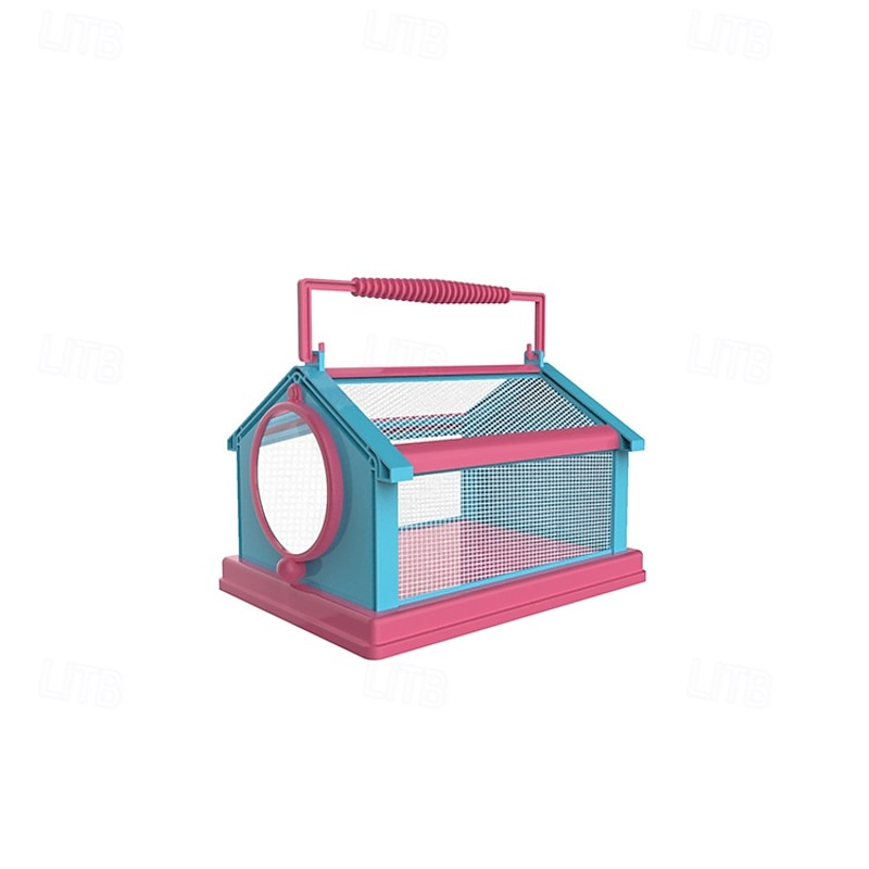 Children's Handheld Butterfly Cage Folding Insect Observation Device Silkworm Baby Feeding Cage DIY Outdoor Insect Observation Cage4