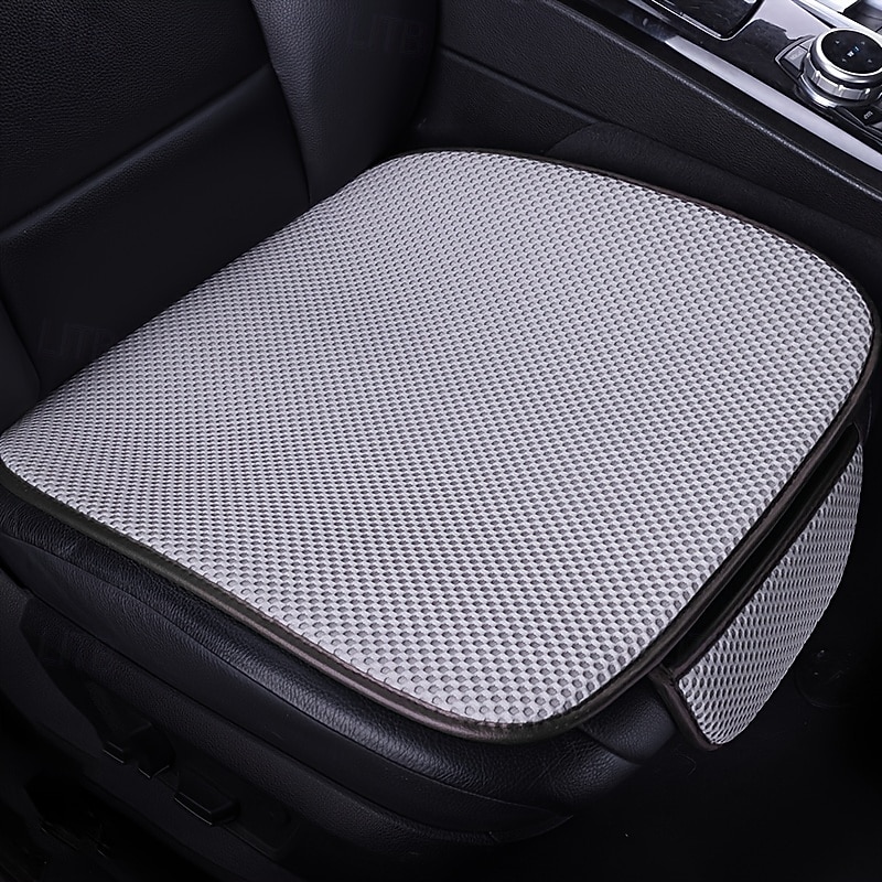 All-Season Massage Car Seat Cushion - Anti-Slip Durable Canvas Cover for Cars SUVs Trucks & Farm Vehicles