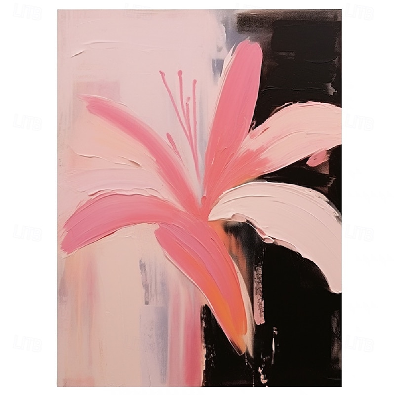 Oil painting hand painted Wildflowers Painting handmade  3D Texture Blooming Flower Painting Canvas Extra Large Size flower paintings Flora paintings Wall Art Botanical Wall Art Decor Rose Art2