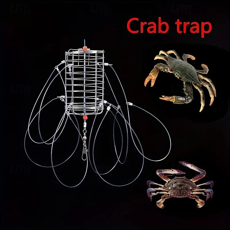 A Reusable Stainless Steel Bait Cage The Perfect Tool for Catching Crabs Eels Lobsters Crayfish Shrimp and Crayfish