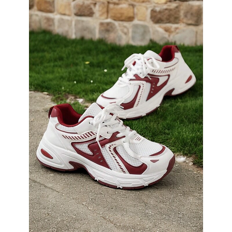 Women's Color Block Dad Shoes – Lightweight Breathable Sneakers for Gym, Walking & Casual Wear4