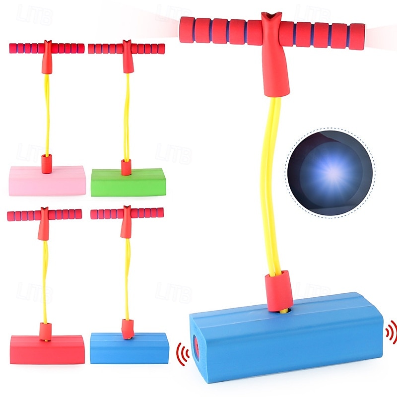 Balance Training Sensory Integration Training Safe And Fun Foam Bouncing Sticks for Jumping Entertainment - Indoor/Outdoor Play Fitness Training Toys Engaging Training Equipment2