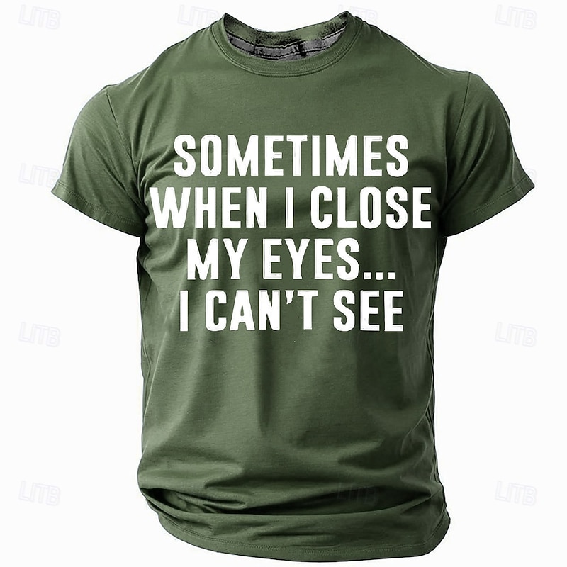 Men's Funny T Shirt Short Sleeve T shirt 3D Print Crew Neck Shirt Fashion Daily Basic Street Casual Daily Black Red Blue Summer Spring All Seasons Clothing Apparel S M L XL XXL XXXL2