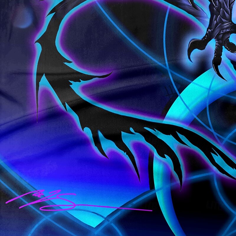 Men's Animal 3D Polo Short Sleeve Polo Shirts Collared Shirts Casual Outdoor Street Athleisure Daily Wear 3D Print Ruth Thompson Summer Blue2