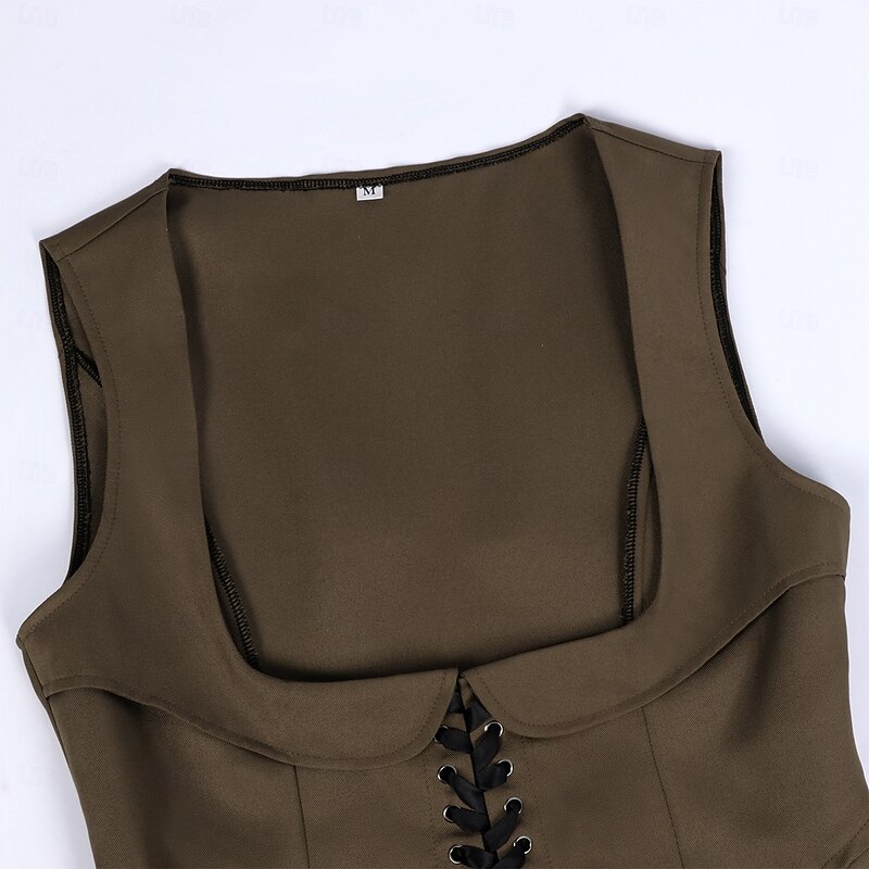 Medieval Renaissance Cocktail Dress Cosplay Costume Prom Dress Viking Outlander Fancy Dress Women's Celtic Pirate Steampunk Masquerade LARP Ren Faire Festival Adults' Dress4