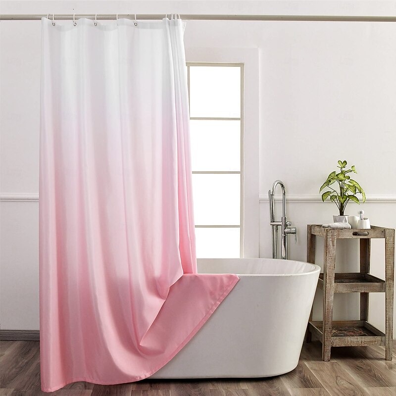 Shower Curtain Sets 180cm*180cm(70"*70") for Bathroom Accessories, Fabric Polyester Waterproof Modern Shower Curtain Liner with 12 Hooks2