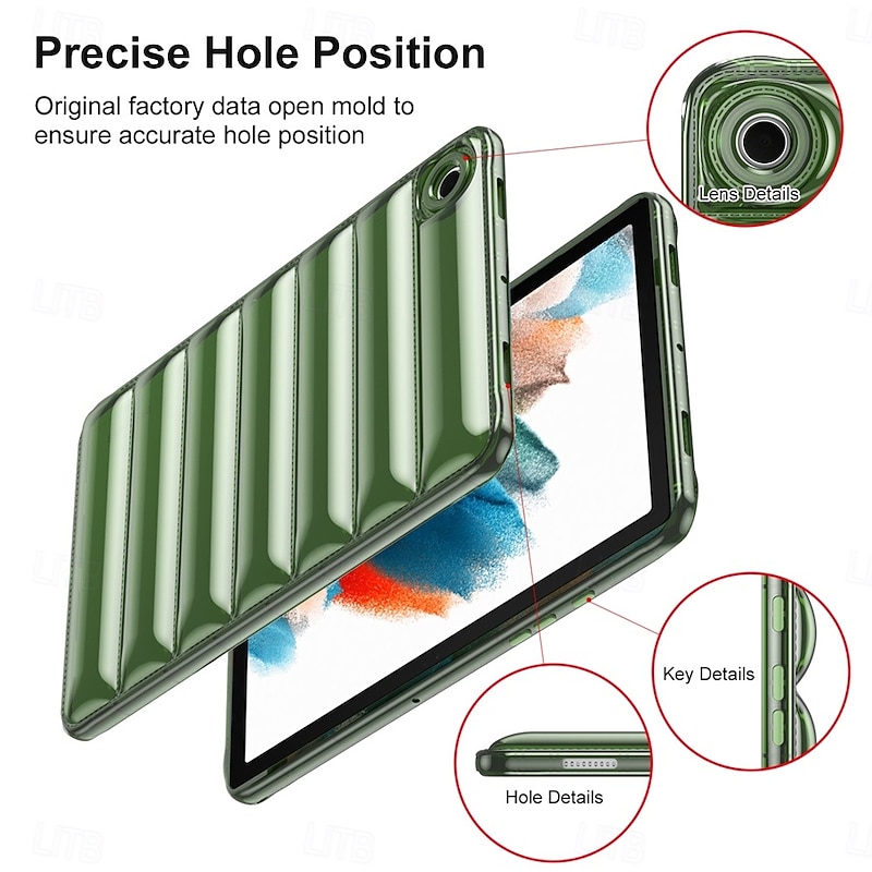 Tablet Case Cover For Samsung Galaxy Tab A9 8.7" S8 Plus 12.4'' S8 11'' S7 Plus 12.4" S7 11'' S6 Lite 10.4" A8 10.5'' A7 Lite 8.7'' A7 10.4'' A 8.0" Full Body Protective Shockproof TPU3