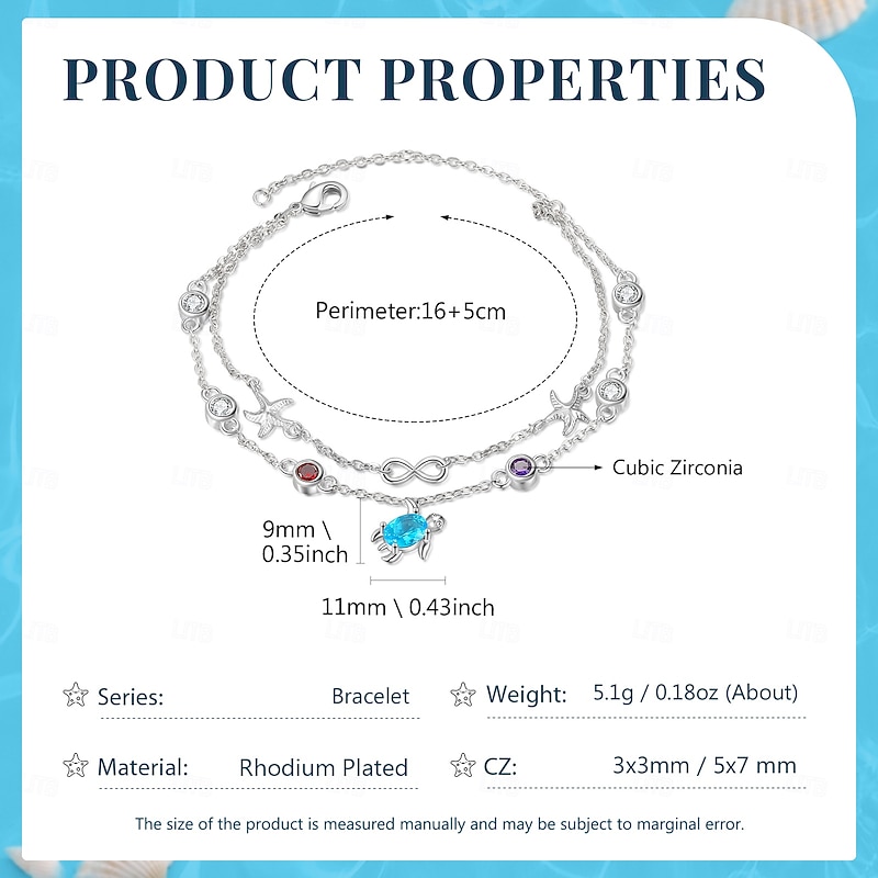 Personalized Birthstone Bracelet Custom Gift for Her, Exclusive Birth Month Stone, Christmas Mother's Day Valentine's Day Anniversary Birthday Gift, Eternal Promise for Mom Wife Girlfriend2