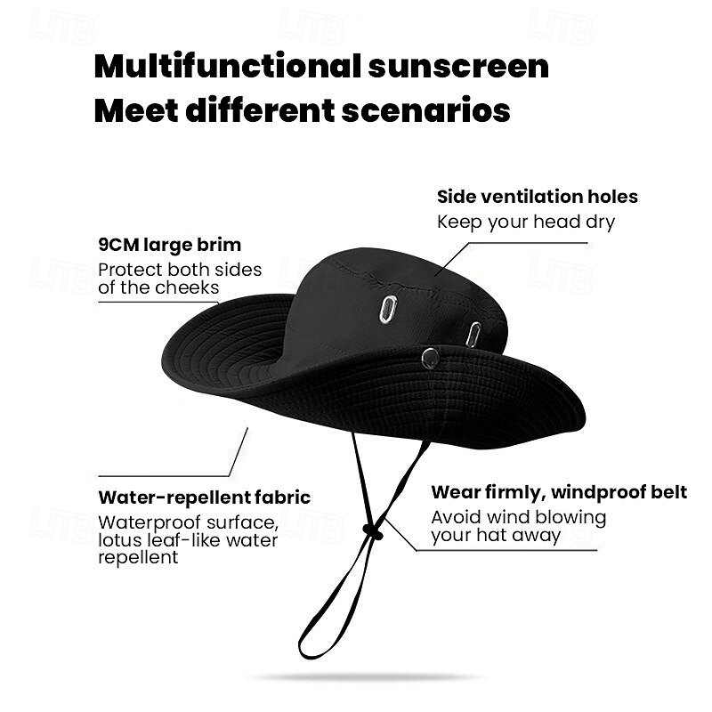 Mountaineering Fisherman Hat Adult Hat Sunshade Quick-drying Breathable Mask Anti-ultraviolet Men Women4