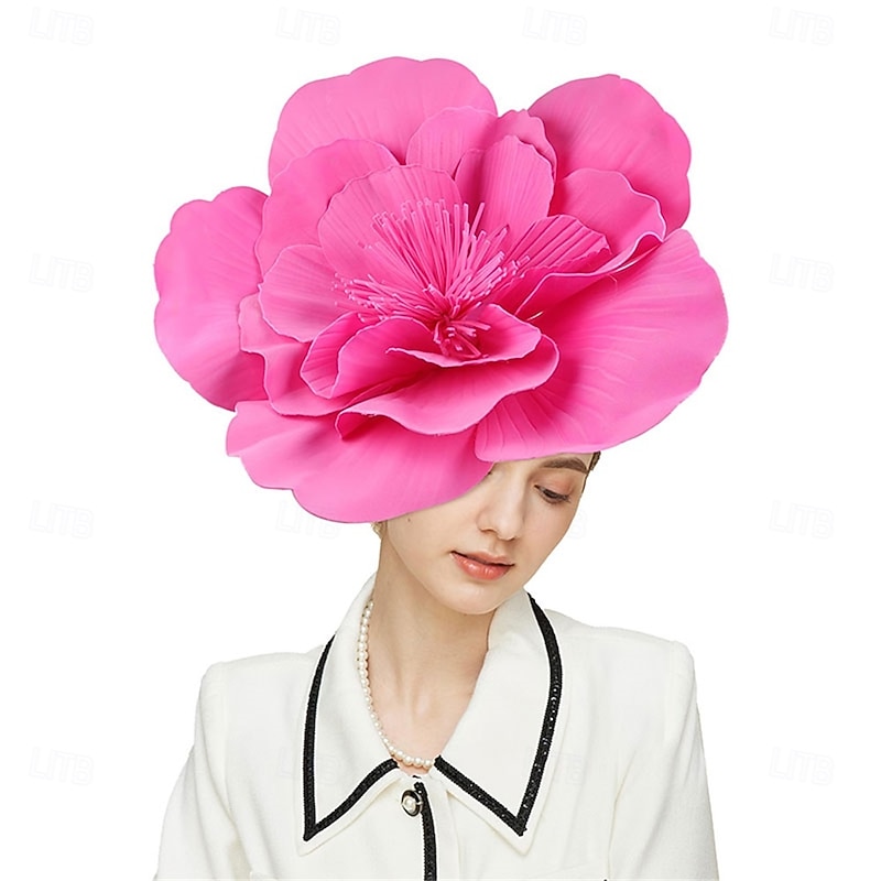 Fascinators Hat Flower Tea Party Hats for Women Feather Kentucky Derby Hat for Wedding