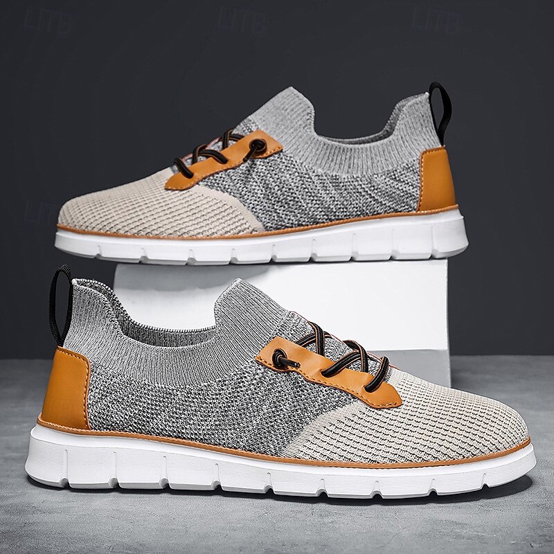 Men's Knit Athletic Sneakers – Lightweight Breathable Running and Walking Shoes for Gym, Work and Travel4