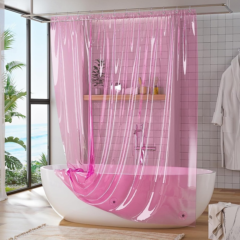 Shower Curtain Liner, Plastic Shower Liner PEVA 183cm*183cm 72x72