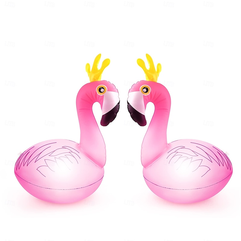 1 Pc outdoor solar RGB color changing crown flamingo swimming pool floating light, 28 key remote control to control pool landscape light2