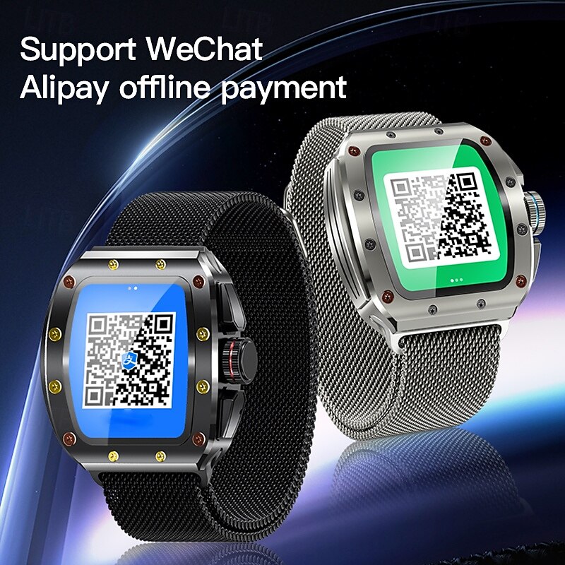 V68 Smart Watch 1.76 inch Smartwatch Fitness Running Watch Null ECG+PPG Pedometer Heart Rate Monitor Compatible with Null Women Men Step Tracker Custom Watch Face IP 67 39mm Watch Case2