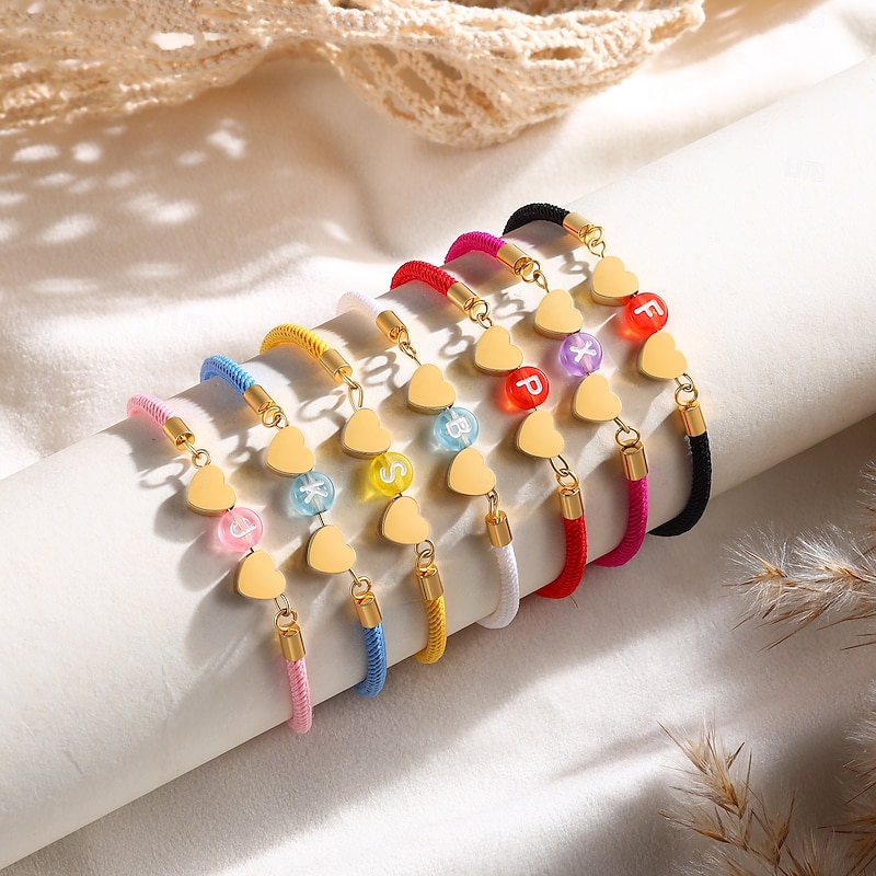 Personalized Initial Letter Bracelet - Custom Engraving, Exclusive Gift for Mom, Wife, Girlfriend, or Best Friend, Perfect for Mother's Day, Valentine's Day, Birthday, Anniversary