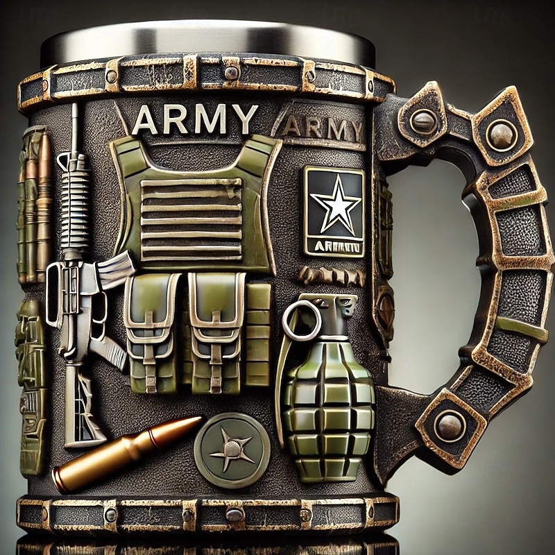 United States 250th Anniversary Military Commemorative Mug, Patriotic 4th of July Independence Day Veterans Day Gift for Men U.S. Marine Corps Collector's Mug