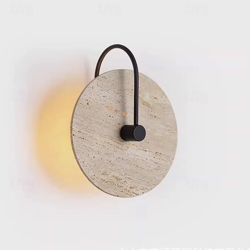 Indoor Vintage Country Indoor Wall Lights Living Room Bedroom Stone Wall Light 110-120V 220-240V 7 W