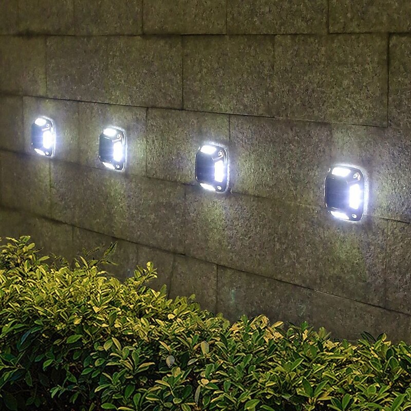 Outdoor Solar Groud Lights Courtyard Garden Arrangement Lawn Lamp, Villa Landscape Pillar Decorative Lamp, IP65 Waterproof LED Solar Lamp,for Patio,Porch,Garden,3000K/6000K3