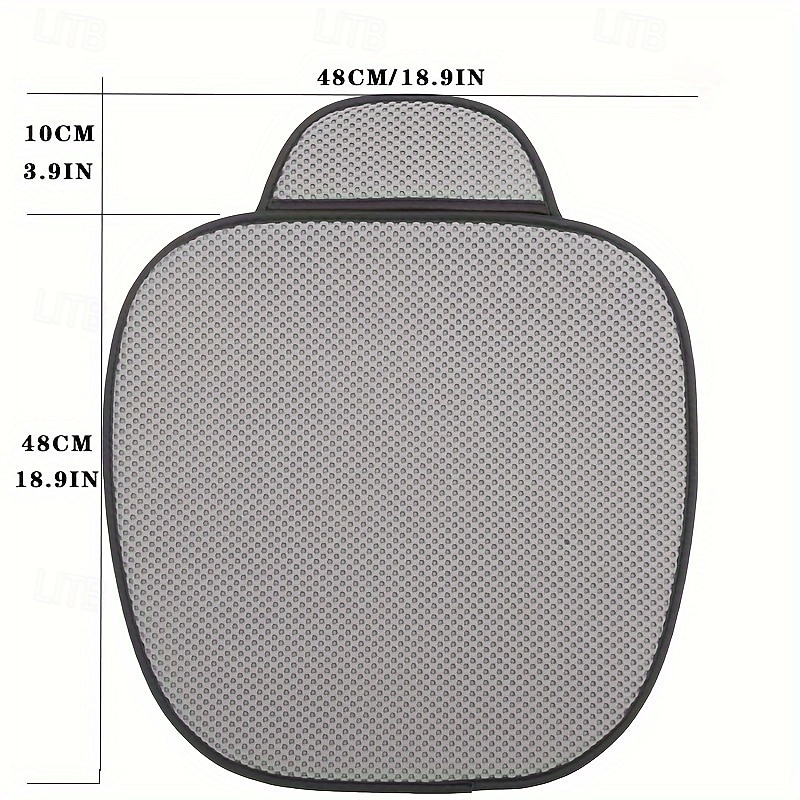 All-Season Massage Car Seat Cushion - Anti-Slip Durable Canvas Cover for Cars SUVs Trucks & Farm Vehicles2